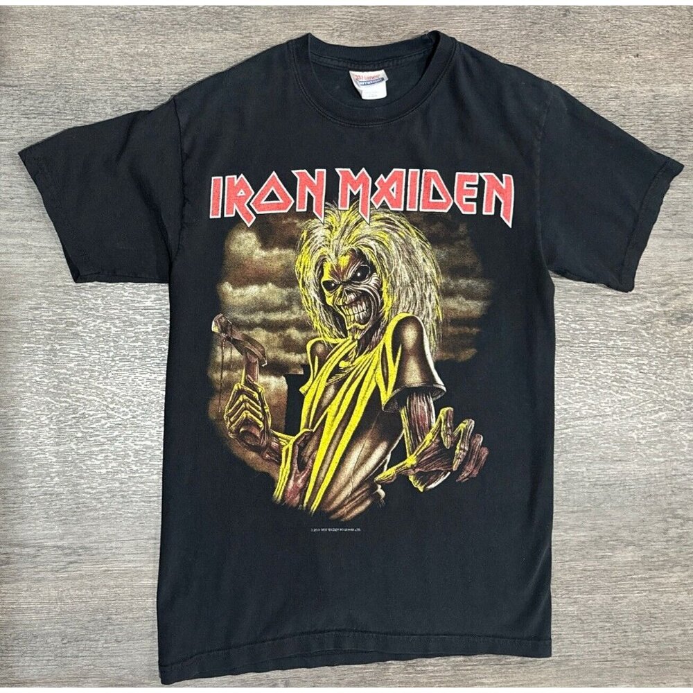 Iron Maiden VTG 2003 Small Killers Double Sided TShirt Eddie Gildan Heavy Weight